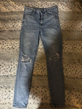 American Eagle Light Blue Stretch Skinny Jeans